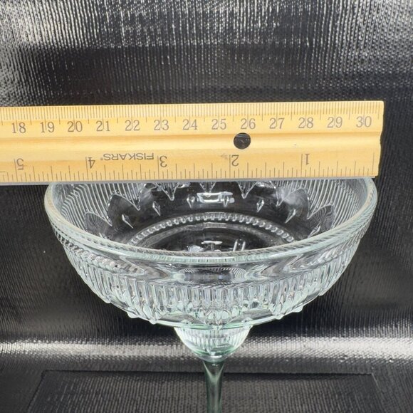 Cristal D'Arques Durand Margarita Glasses Set 2 Sombrero Cups Stemware Stems - Picture 4 of 12